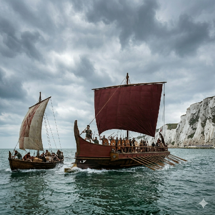 Carausius capturing a pirate